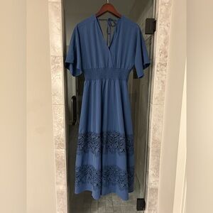 Olaesa Maxi Dress with lace detail size small